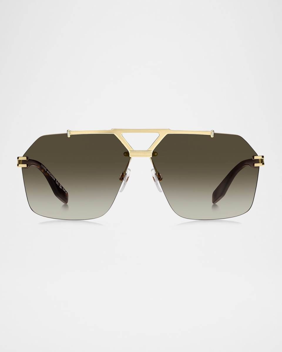 Marc 837S Titanium Rectangular Sunglasses